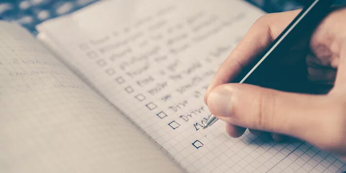 person taking notes