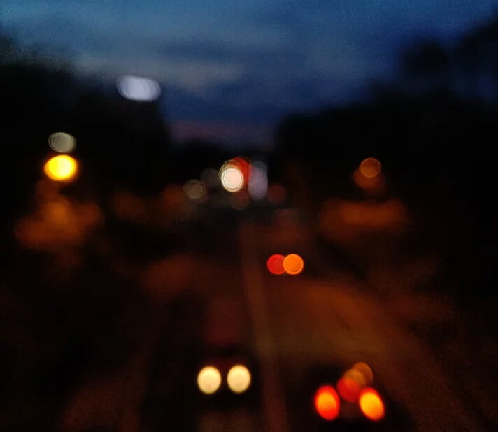 cars at night